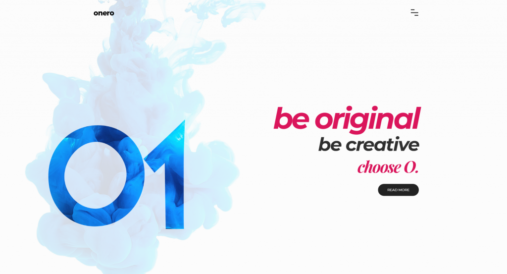 Onero - Designer Demo - Nur eine weitere WordPress-Seite