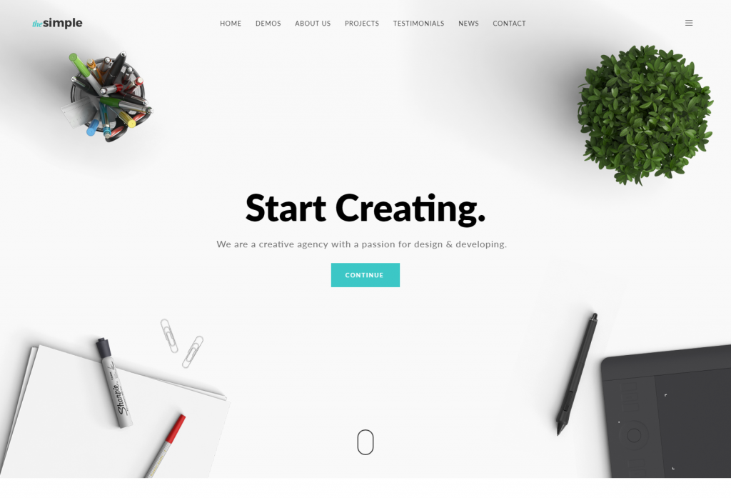 Das Einfache - WordPress Theme1