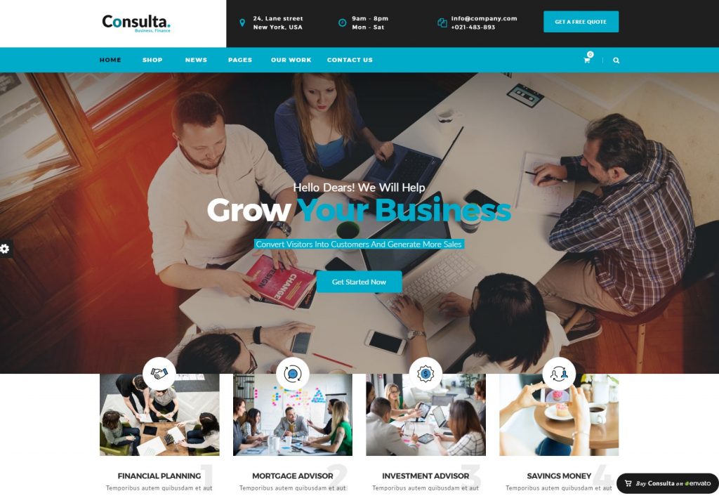 Consulta - Consulting WordPress Theme
