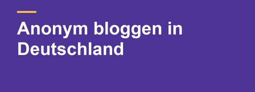 Anonym bloggen in Deutschland: Was erlaubt ist und wo das Impressum Grenzen setzt