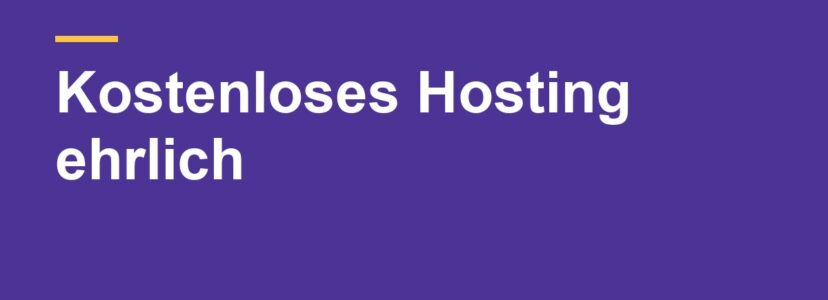 Kostenloses Website-Hosting: Was es gibt und wo die Grenzen liegen