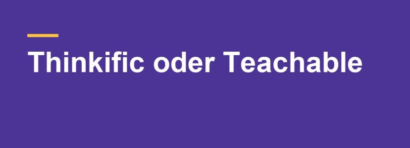Thinkific oder Teachable: Was steckt in den Tarifen?