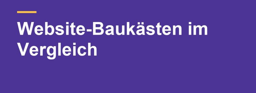 Mobilfreundliche Website-Baukästen im Vergleich